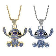 ヒップホップのキャラクターのスティッチのペンダントのネックレス