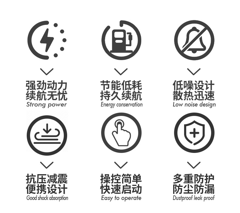 Nan Chai Portable Variable Frequency Silent 220V Hand/Electric Start Rv Camping Low Noise Gasoline Generator for Foreign Trade
