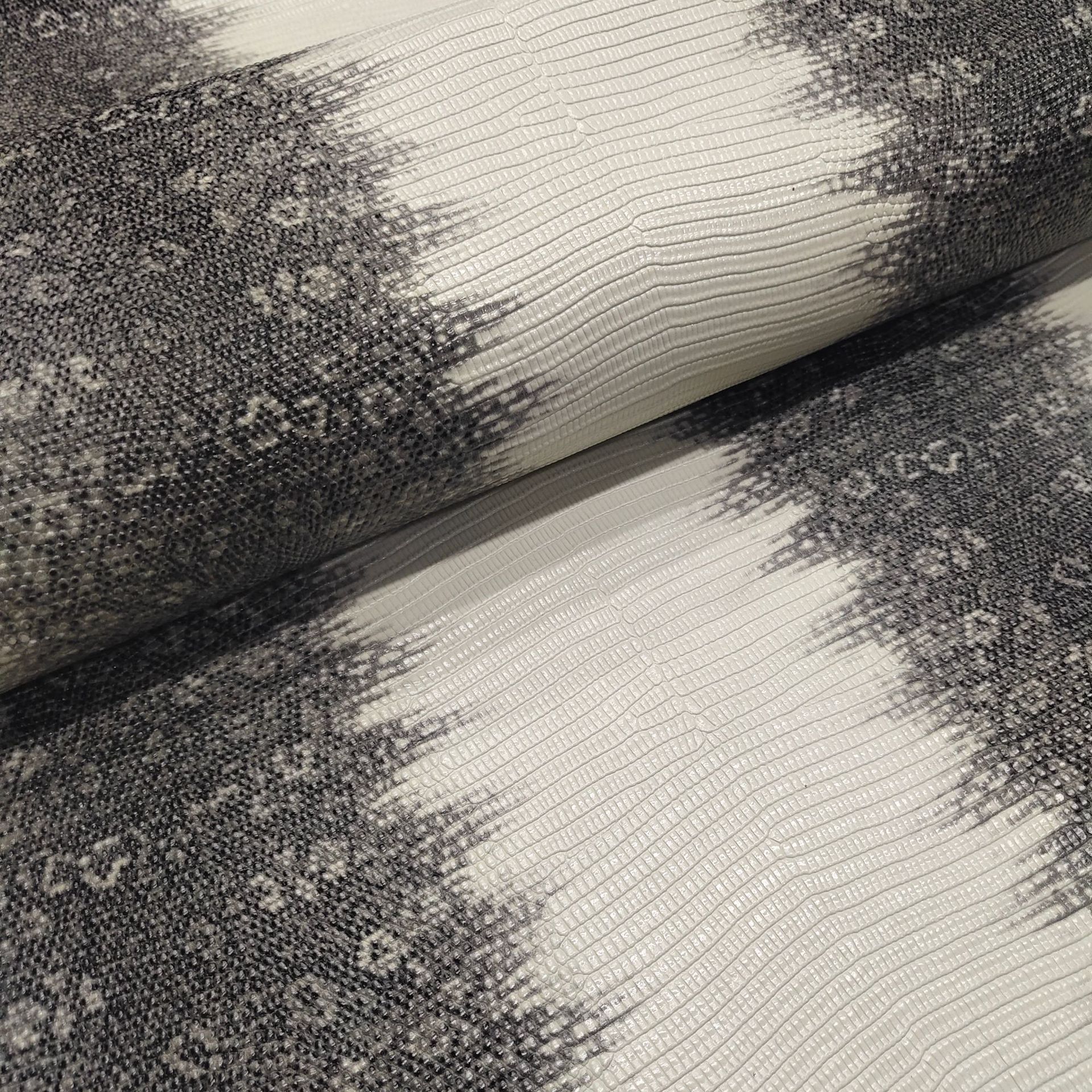 黑白双色蜥蜴纹牛皮现货头层真皮手工DIY鞋材箱包皮具蜥蜴纹牛皮