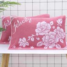 老式全棉毛圈枕巾加厚吸水不掉毛单人四季学生一对装高档枕头巾