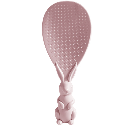 Caili Rice Ladle Cartoon Rabbit Non-stick Rice Scoop Wheat Straw Rice Cooker Serving Spoon Crystal Transparent Household Rice Ladle