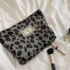 Gray leopard print