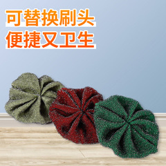 Factory Wholesale Short Handle Pot Scrubber Dish Brush Kitchen Household Cleaning Ball Oil Removal No Shedding Hanging Detachable Dishwashing