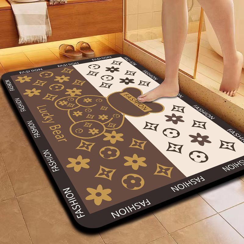 Light Luxury High-end Entrance Door Toilet Entrance Door Anti-slip Mat Modern Entrance Door Carpet Dirty Resistant Household Feet