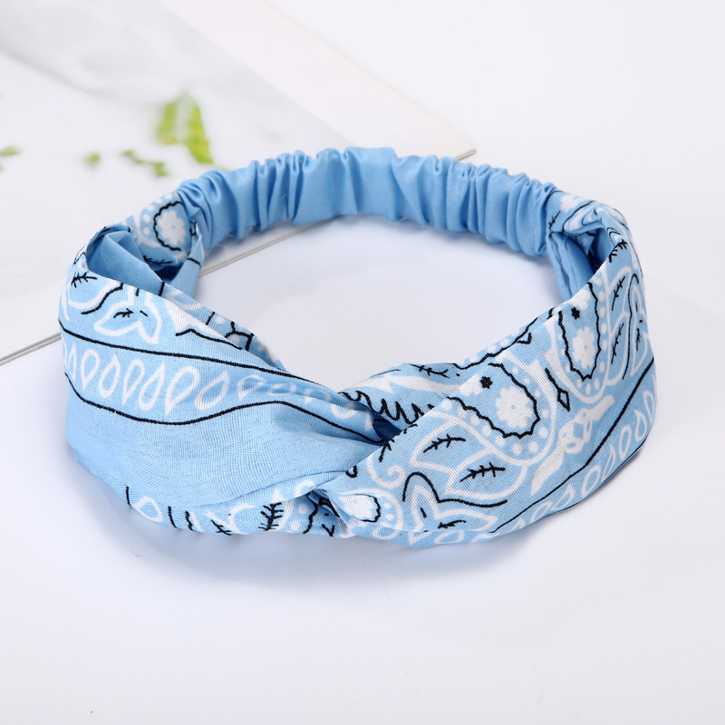 Fascia per capelli alla moda con nodo elastico, fascia sportiva/yoga, accessorio unisex per capelli da uomo e da donna_voghion.com