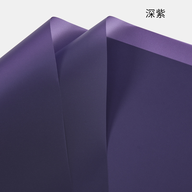 Papel de embalaje de flores al por mayor material de floristería ramo material de papel de embalaje material de embalaje papel de embalaje impermeable papel de doble cara bicolor Ouya