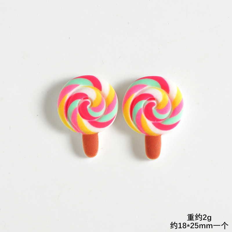 模擬食品玩具樹脂ロリポップジュエリーアクセサリー diy クリーム接着剤携帯電話ケース冷蔵庫マグネット下駄バックル素材|undefined