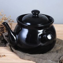 煮茶砂锅陶罐煎药打边炉锅一体土陶煮茶罐熬茶罐围炉煮茶奶罐老式