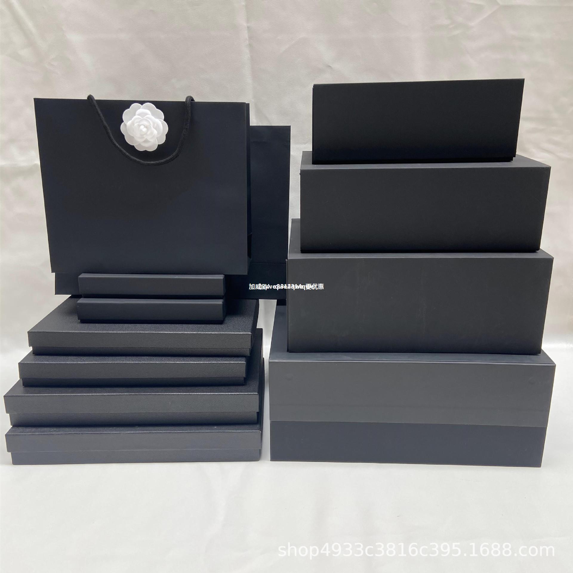 香奈小香ch家磁铁盒天地盖磁吸盒包装盒礼品盒衣服盒围巾盒