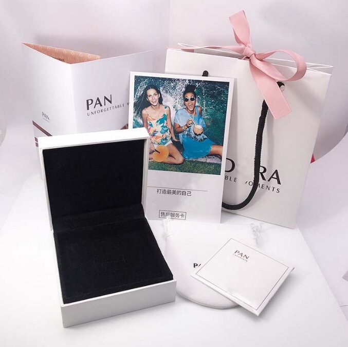 Panjia packaging bracelet box necklace box ring box five-piece jewelry gift box suit wholesale a generation of hair