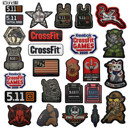 Outdoor products CrossFit armband Hypalon tactical vest comes standard with Velcro backpack commemorative stickers in various styles