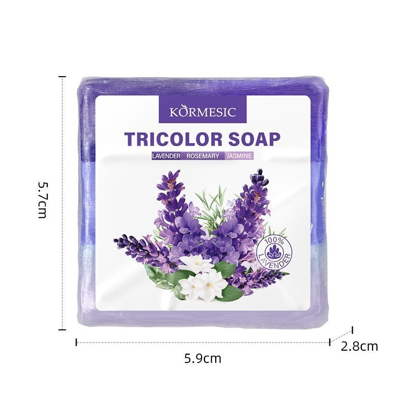 Sapo ng Lavender Three Color Soap 120g [Cross-border sales, domestic sales prohi…