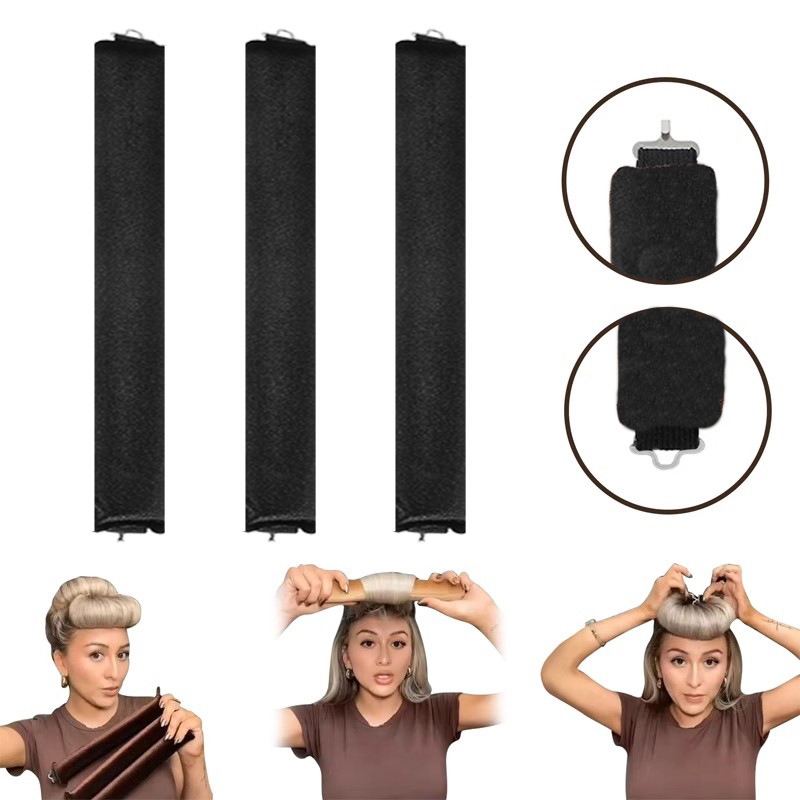 Rizador de cabello rizado perezoso, artefacto de peinado, rizador para dormir, esponja sin planchar, rizador para dormir, rizador desechable, rizador para el cabello