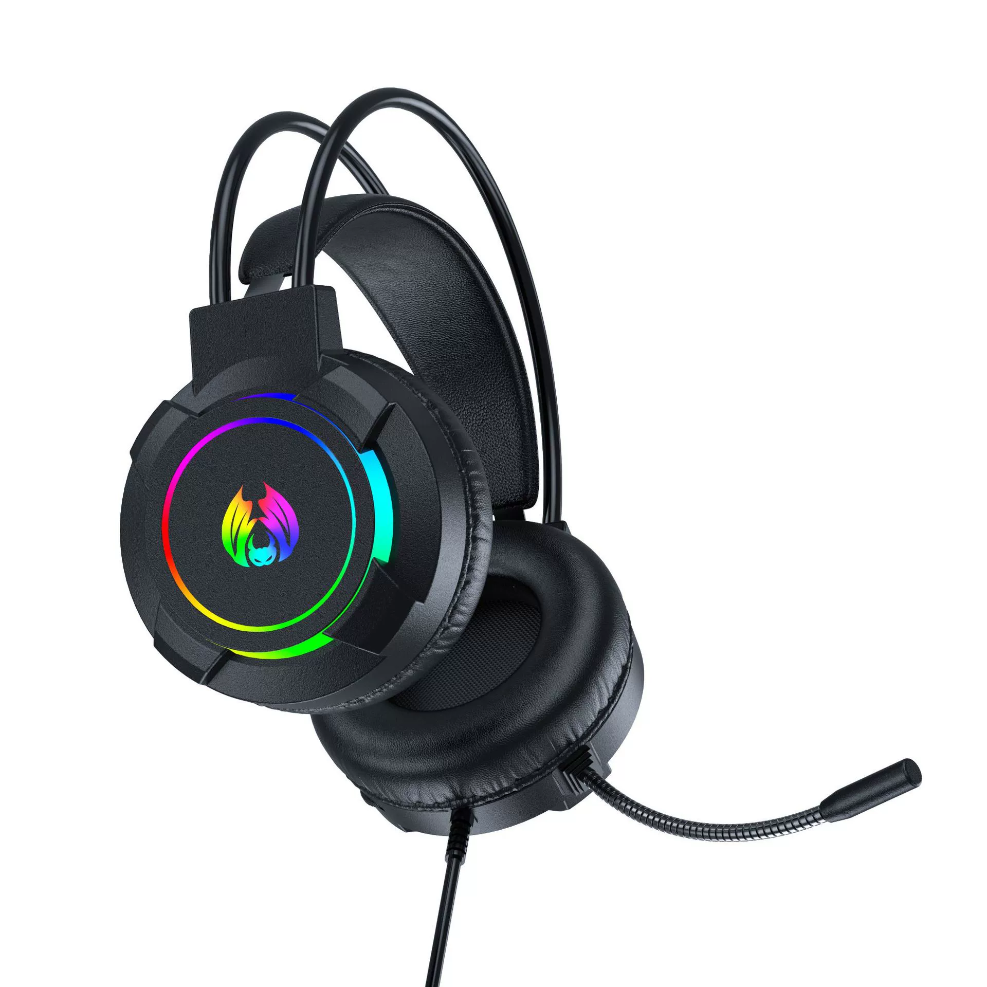 Головная игровая гарнитура H2 с RGB-подсветкой, популярная модель, прямые поставки от производителя