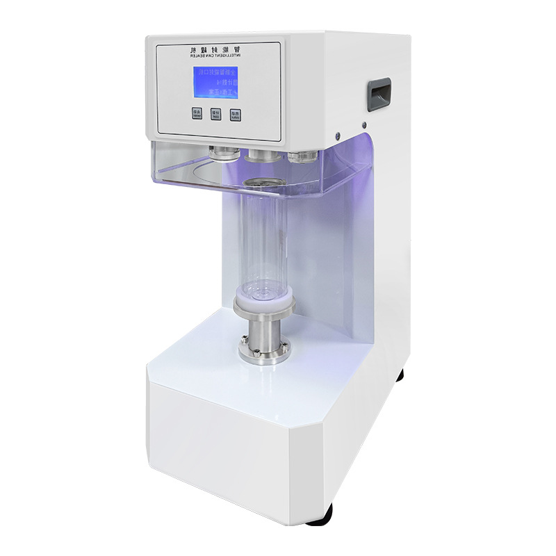 máquina de sellado inteligente automática máquina de sellado de equipos comerciales máquina de sellado de latas de tirado máquina de sellado industrial de té de leche sellado doméstico