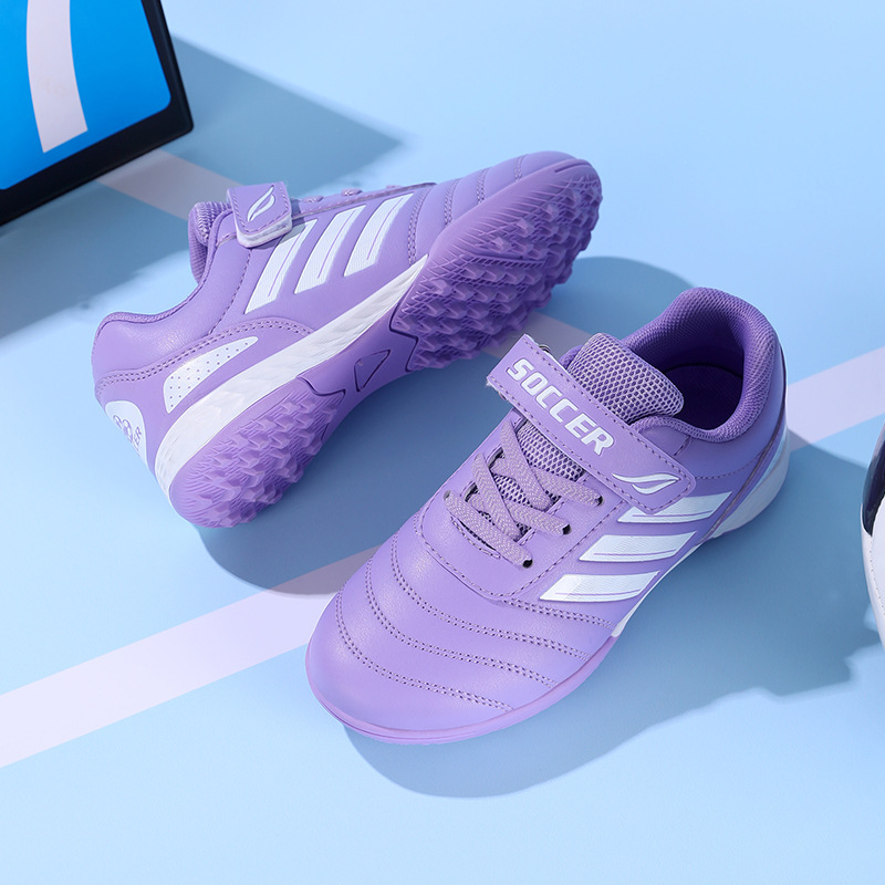 Zapatos de Fútbol Infantil con Cierre Adhesivo Transpirable y Ajustable para Entrenamiento image 11