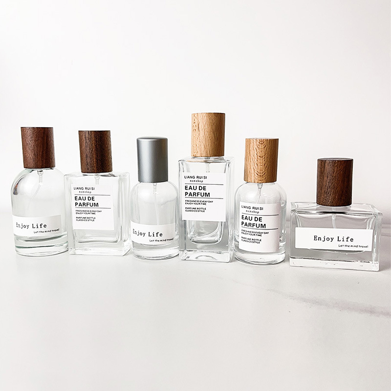 木盖香水瓶高档玻璃喷雾瓶替换空瓶子按压分装瓶高档小样瓶大容量
