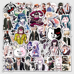 50 pieces of logic game, Ace Attorney, Detective Conan cartoon Goku laptop suitcase car refrigerator decoration stickers