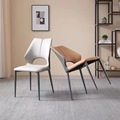 意式极简餐椅家用客厅凳子舒适高级感金属创意餐桌椅现代简约椅子