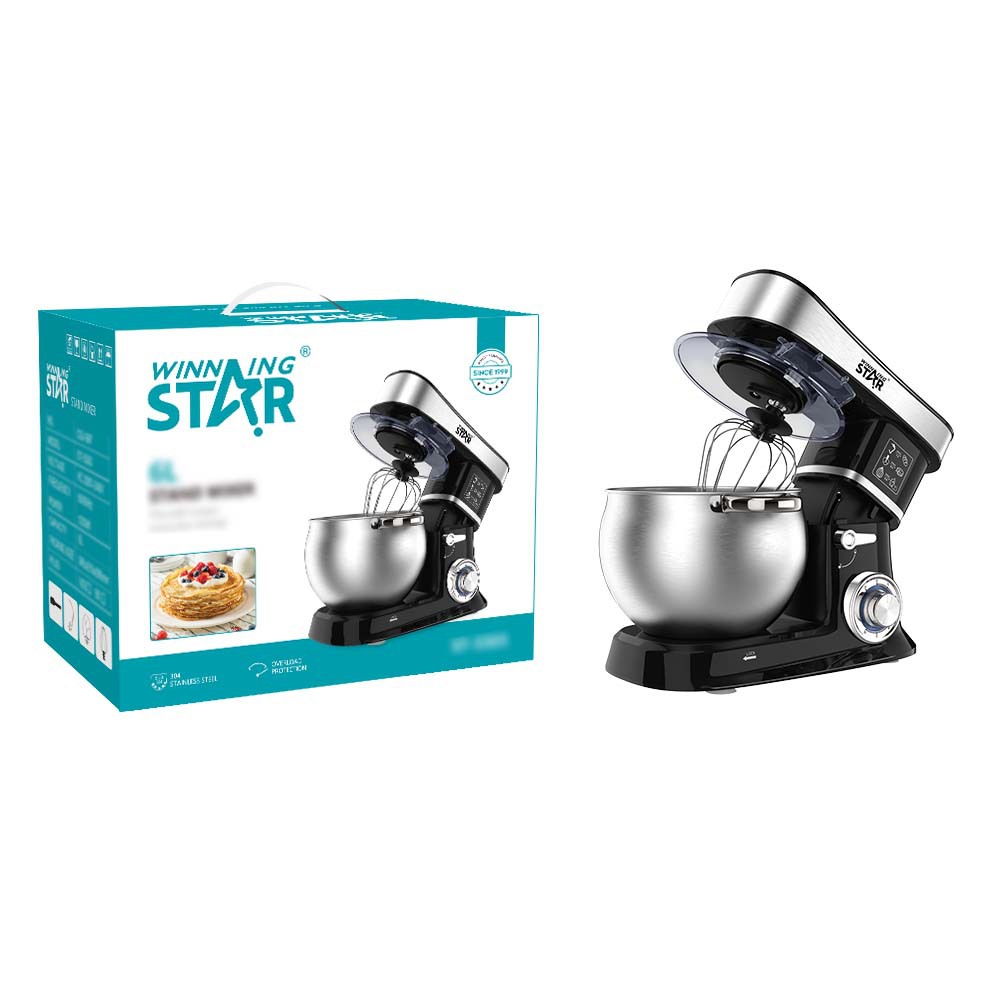 Winning star crossover hogar 6L mezcla de fideos mezclando una sola máquina de chef multifuncional Stand Mixer
