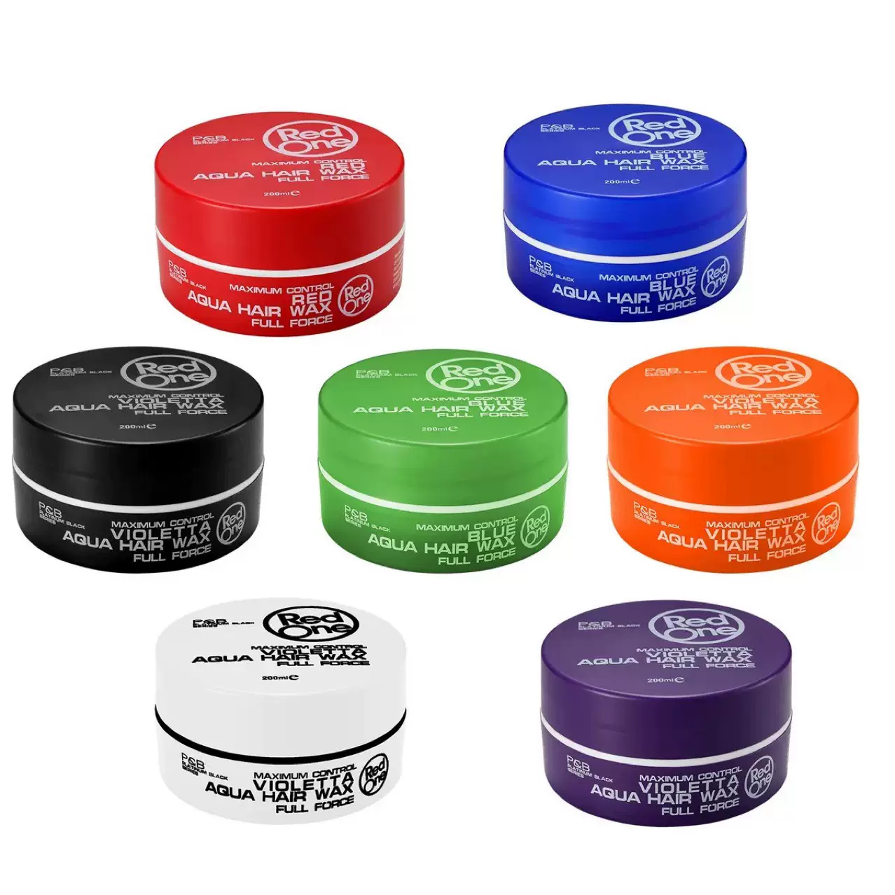 跨境Red one Hair Wax造型发蜡膏7色styling wax膏体强力造型发蜡