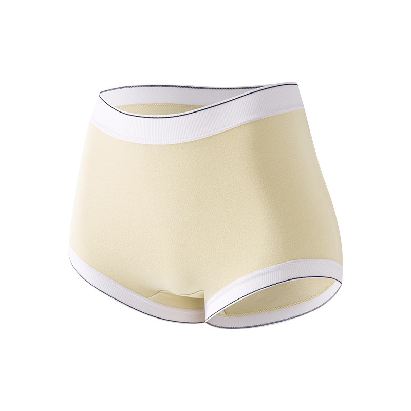 La nueva imitación de cachemira es delicada y cómoda al tacto. Una nueva generación de proteína de leche, entrepierna de fibra, suave y cerosa, ropa interior de cintura media agradable para la piel, mujer
