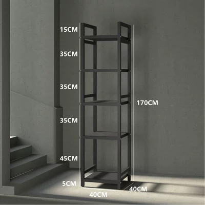 Clothing Rack Floor-Standing Helmet: Child seat shed - black-type-a-l40cm-w40cm-h170cm-default-item
