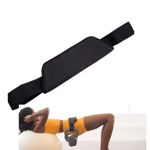 Cross-border hip bridge belt hip lift sports training device weight-bearing fitness dumbbell equipment adult belt hip thrust belt