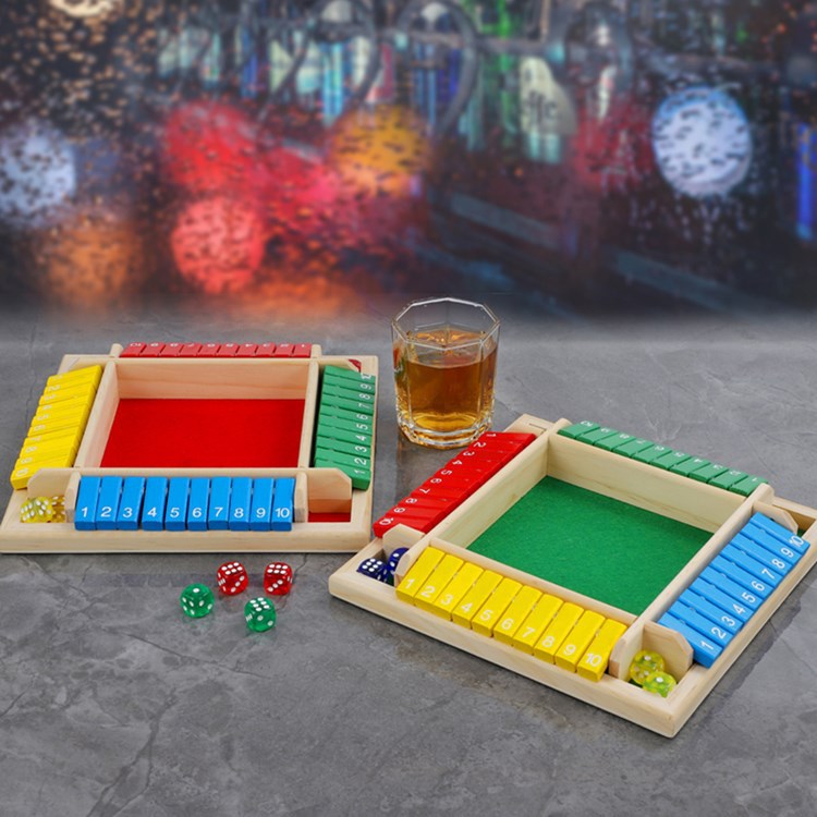 Juego Flip de cuatro lados colorido juego digital juguete niños Juego de mesa entre padres e hijos partido juego de azar de ocio