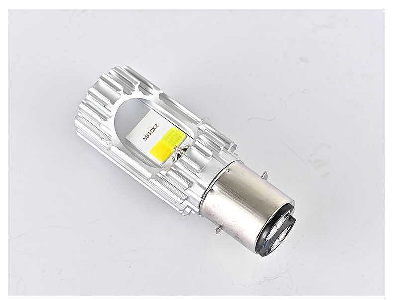 Motorcycle and Electric Vehicle Front Headlights with Led Cob Light Beads, Integrated High and Low Beam, Factory Direct Shipping