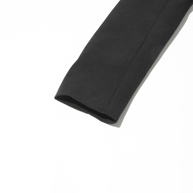 Women's Clothing Fashionable Elegant Solid Color Tie-Neck Top With High-Waist Slit Skirt Set - Chic Women's Outfit For Casual & Evening Wear​​_ecoleips.com