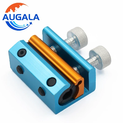 Motorcycle throttle line oiler double-head oil clamp Cable Oiler Luber (Other vehicle instruments) - blue-gold