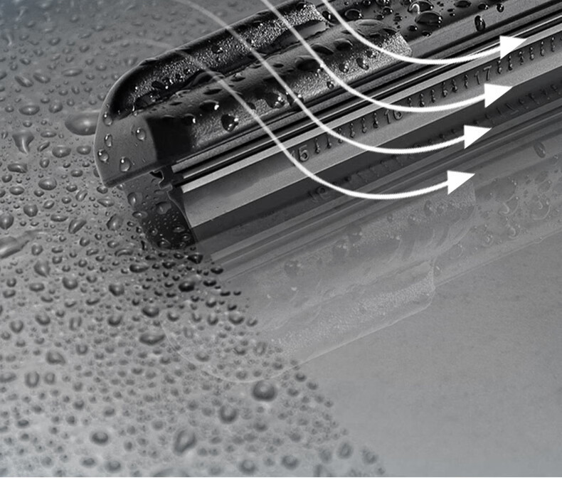 Suitable for Cadillac SRX wipers, original silent rubber strips for 2012, 2013/14/15/16 models