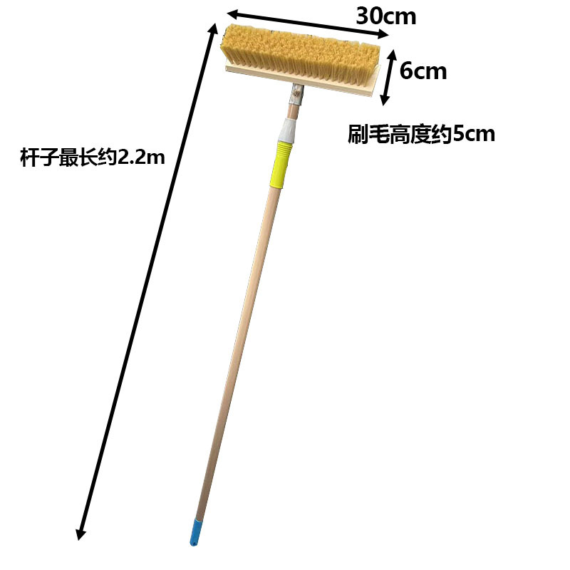 2.2m 철 모조 강모 자동차 브러시