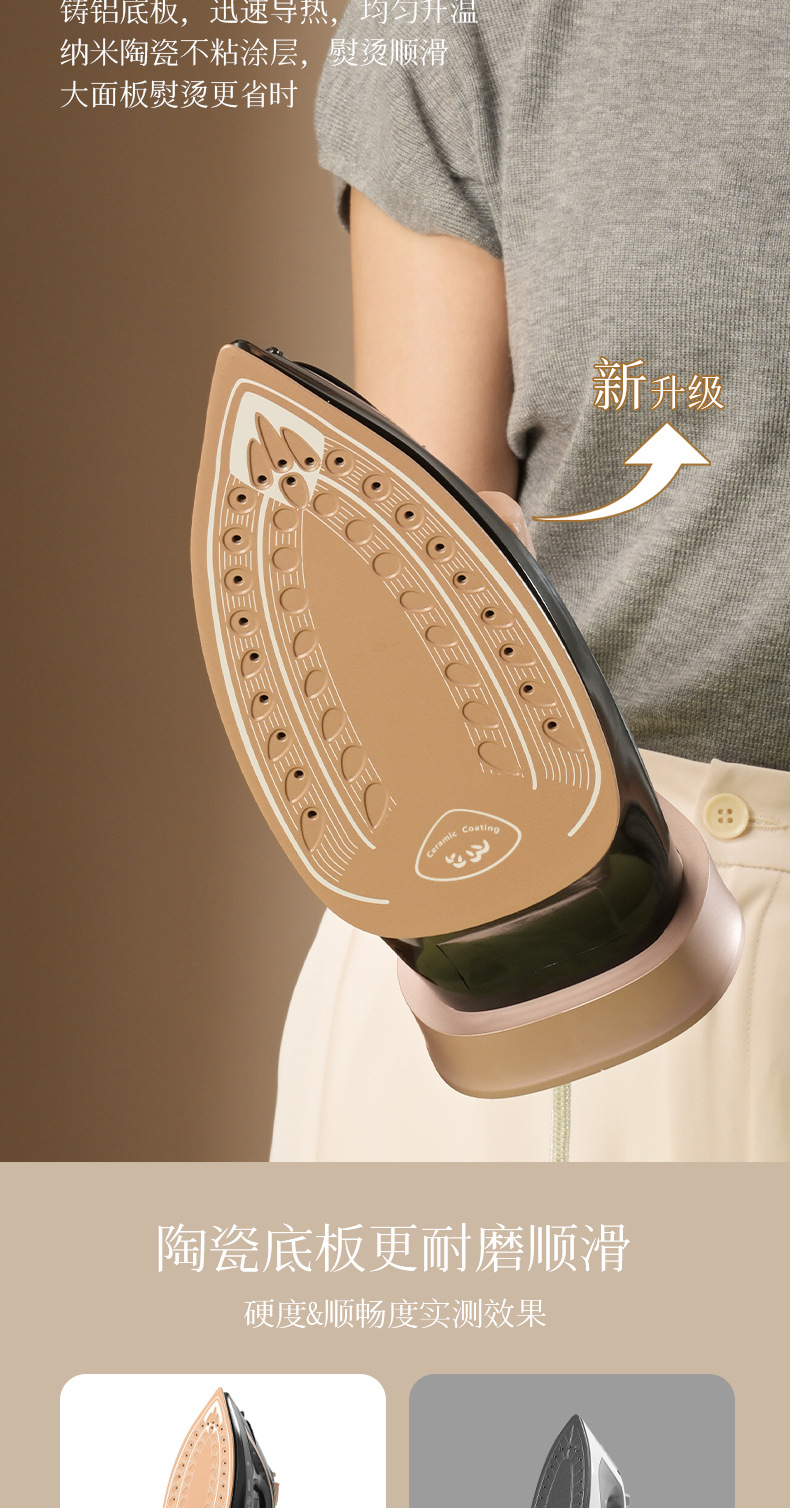 Red Heart Cordless Electric Iron YSH1380 Home Steam Adjustable Temperature Electric Iron Portable Iron Machine New Product