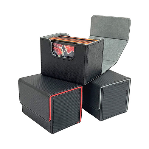 Manufacturer supplies German quality clamshell horizontal style 80 storage box portable card box collection deck box