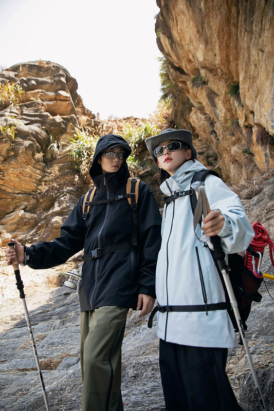 Shenles 2024 Autum High-Quality Trendy Brand Three-Proof Assault Jacket Outwear Stone Crystal Powder