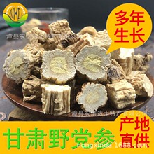 野党参片甘肃岷县多年生老党参节土党参纹党参潞党无硫中药材批发