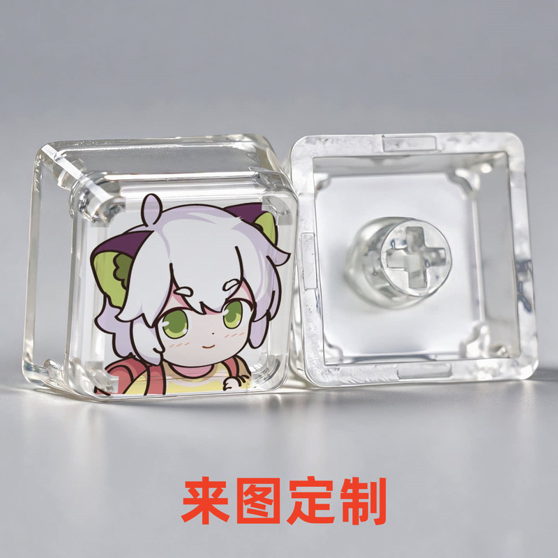 Lu Xiaohai custom translucent personalized keycap, single ESC keycap, mechanical keyboard replacement keycap, MDA keycap