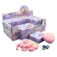 Новая Археология Heart Love Earth Block Детская ручная игрушка 2022 Исследование Копание кристаллов Gem Слепая коробка Игрушка