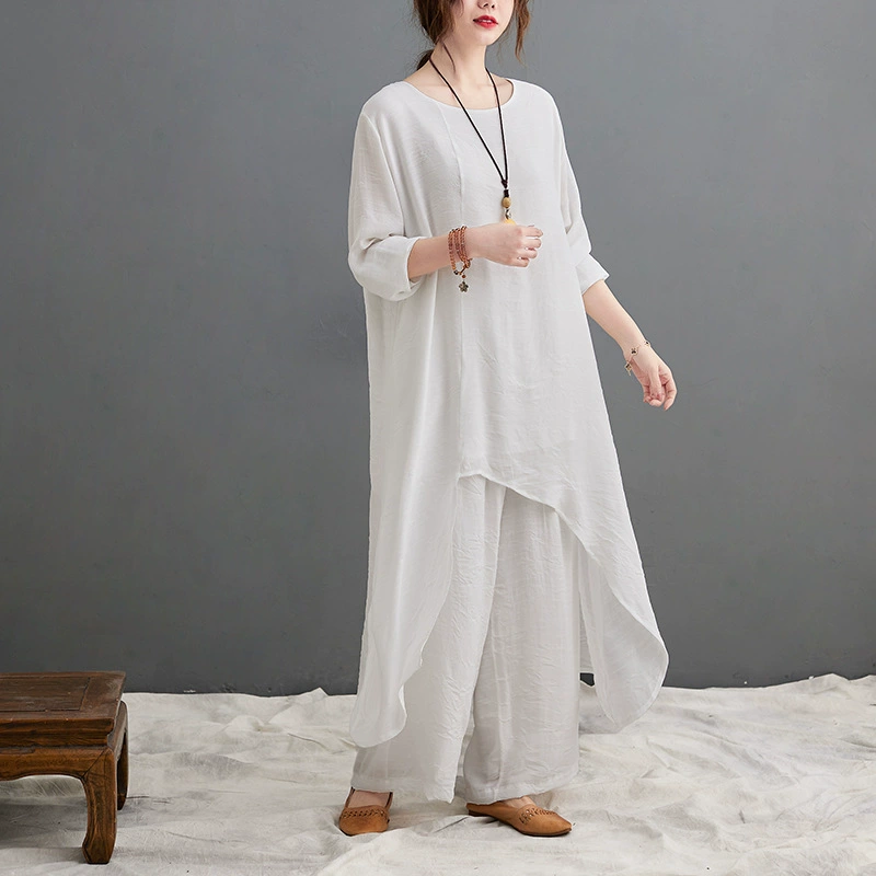 Autumn ethnic set, Chinese style, oversize, plus size