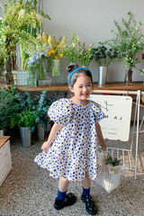 Sweet Children's Polka Dot Dress Summer Girls' Princess Dress Kids' Dress 3-8 Years Old One-Time Delivery Children's Clothing