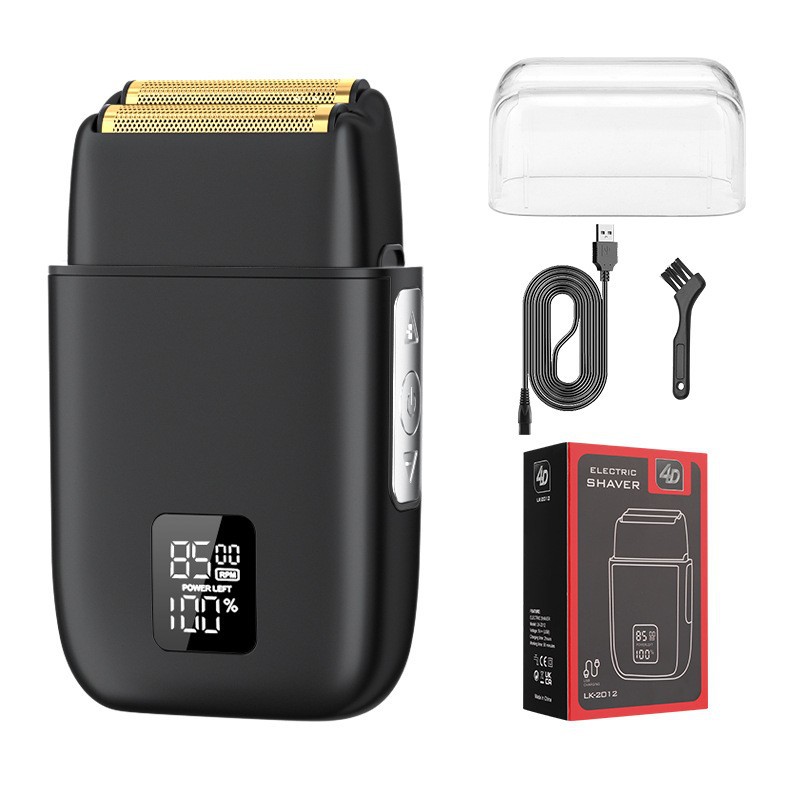 3-cuchillo eléctrico Red de vaivén hombres máquina de afeitar blanqueamiento dispositivo multifunción maquinilla de afeitar hogar Calvo pelo Clipper