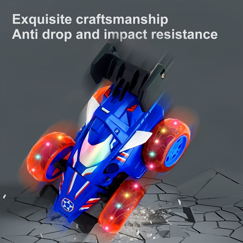 Amazon para niños 2.4G iluminación de control remoto 360 grados tecnología todoterreno para niños iluminación de control remoto carro de juguetes