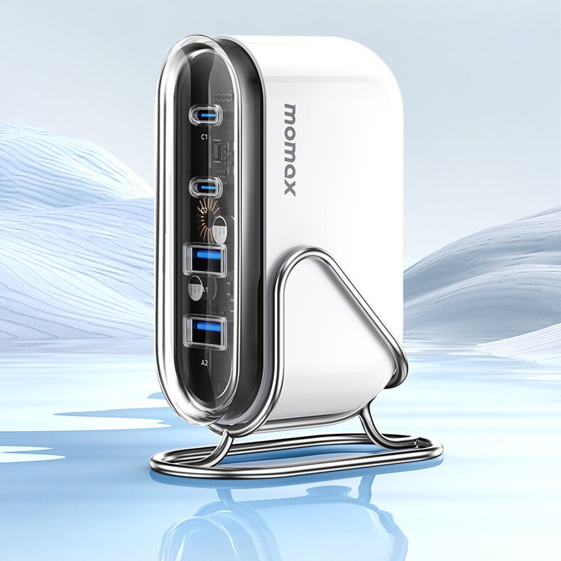 Momax Momis 80W Gallium Nitride Charger PD Fast Charge Suitable for Apple Notebook Mobile Phone Desktop Charging Station