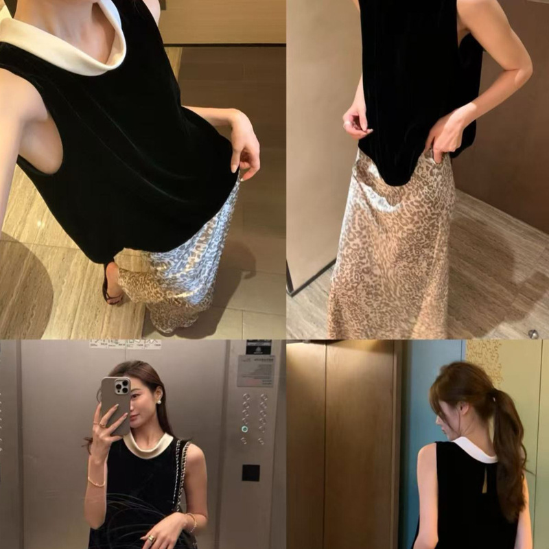 Elegant Blouse 2026 Summer New Collection Texture Series 100% Mulberry Silk Velvet Sleeveless Top