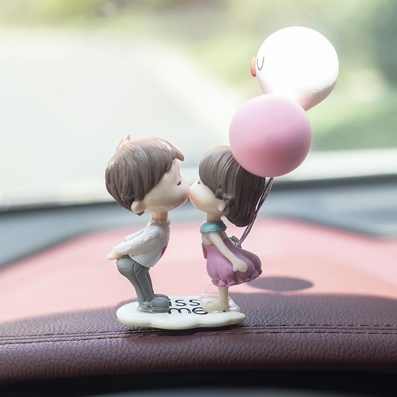 Celebridad en línea linda pareja coche interior accesorios consola central espejo retrovisor coche pareja decoración coche interior decoración suministros