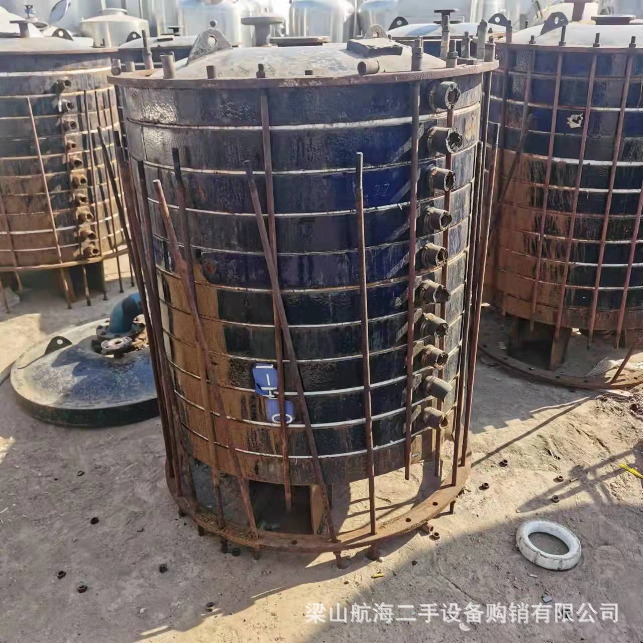 供应二手搪瓷碟片式换热器 搪玻璃片式冷凝器 换热器 成色好 回收