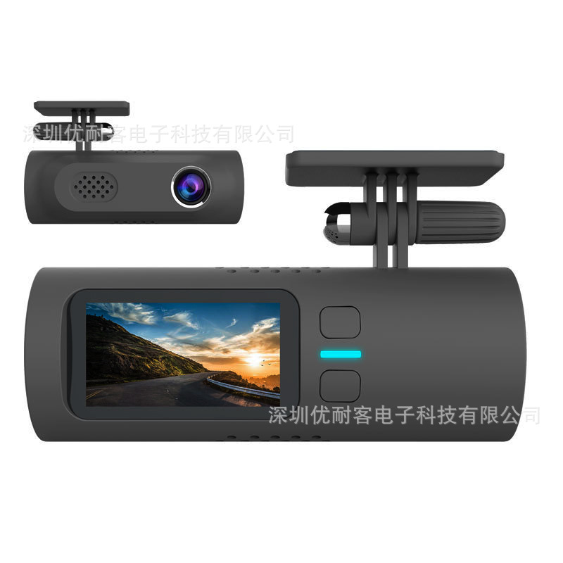 새로운 1.5 인치 구동 레코더 4K 초 고화질 설치 무료 야간 투시 WIFI 자동차 전면 및 후면 듀얼 렌즈 DVR
