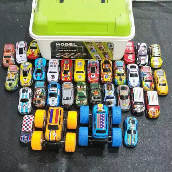 Warrior, car, set, storage box, SUV, 32 pieces